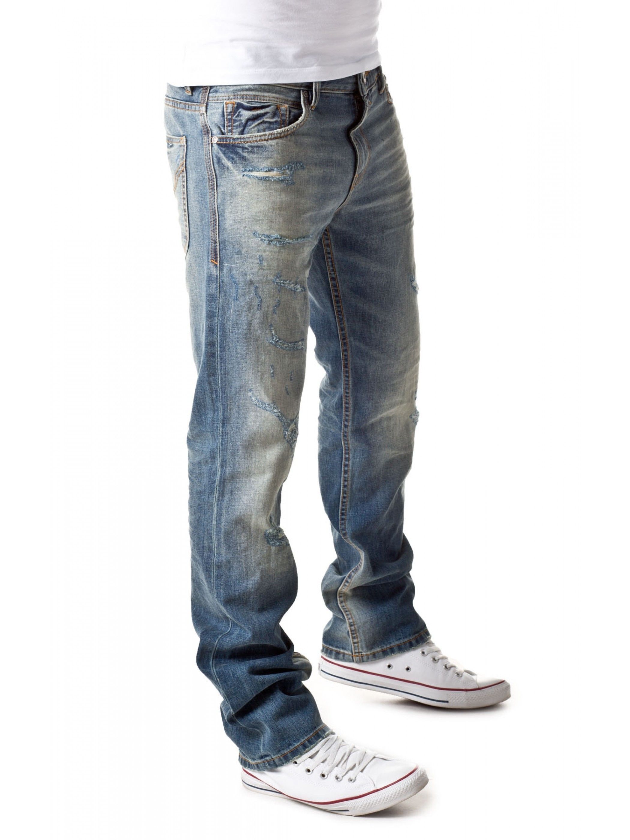 TOM TAILOR Denim Herren Jeans – Loose Fit, 5-Pocket, Mit Stretch
