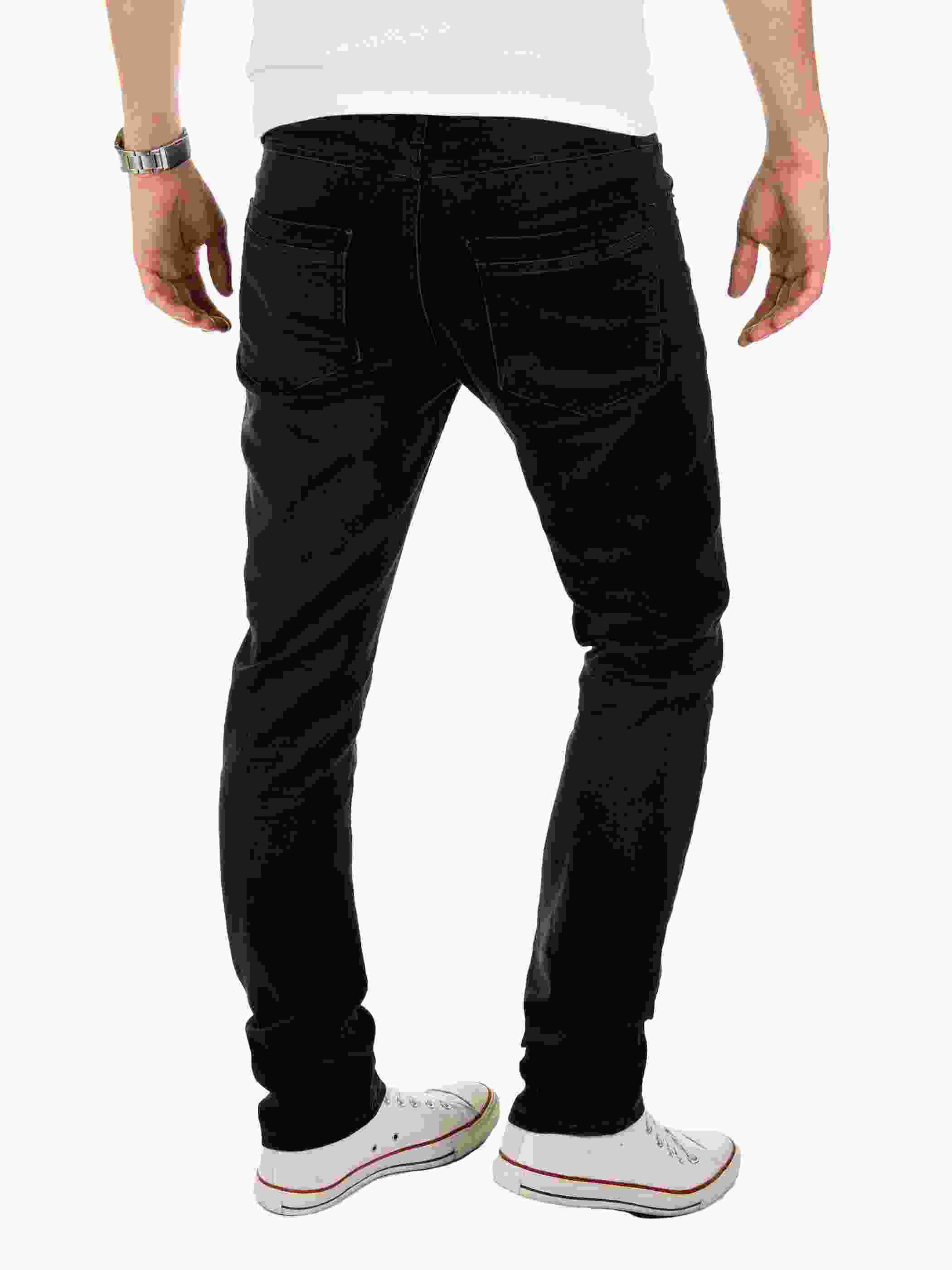 Yazubi - Erik Sweatpants in Jeans-Look Produktbild 4