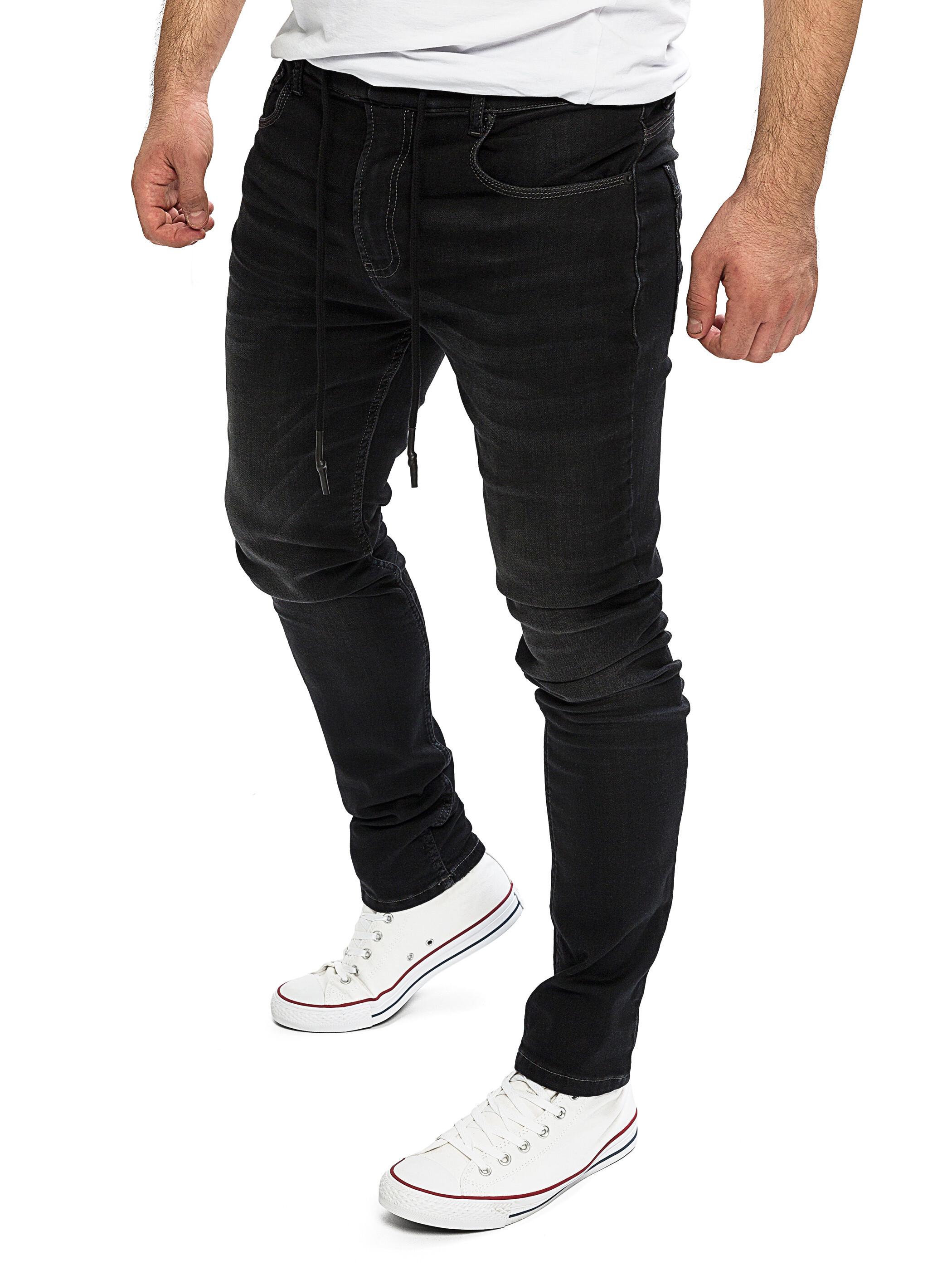 Yazubi - Erik Sweatpants in Jeans-Look Produktbild 3