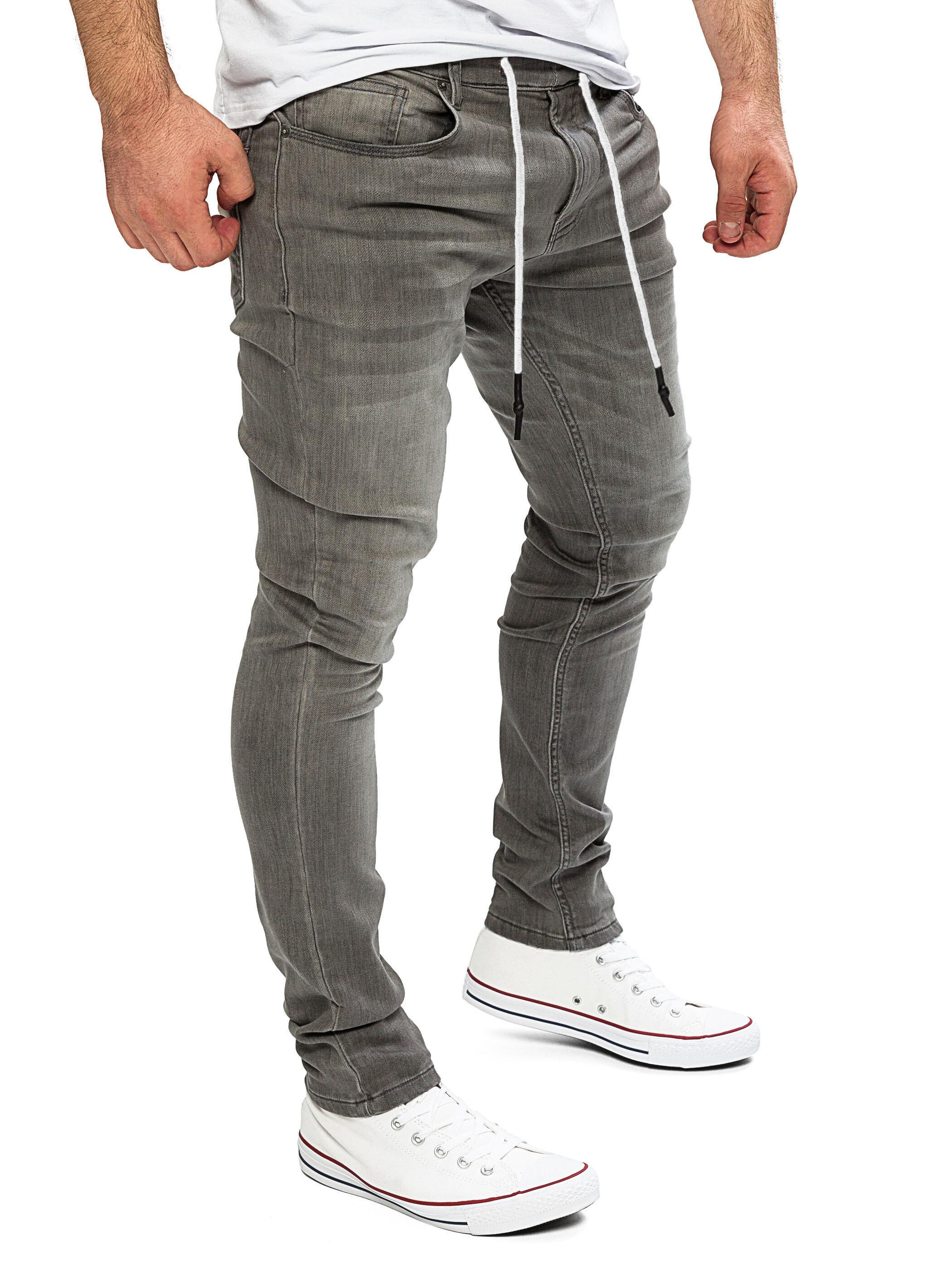 Yazubi - Erik Sweatpants in Jeans-Look Produktbild 3